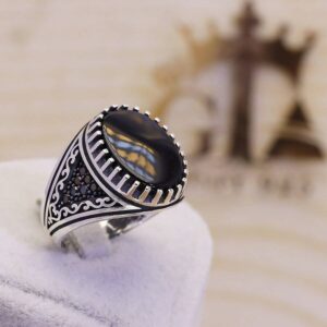 انگشتر نقره مردانه مارگازیت کد 29027