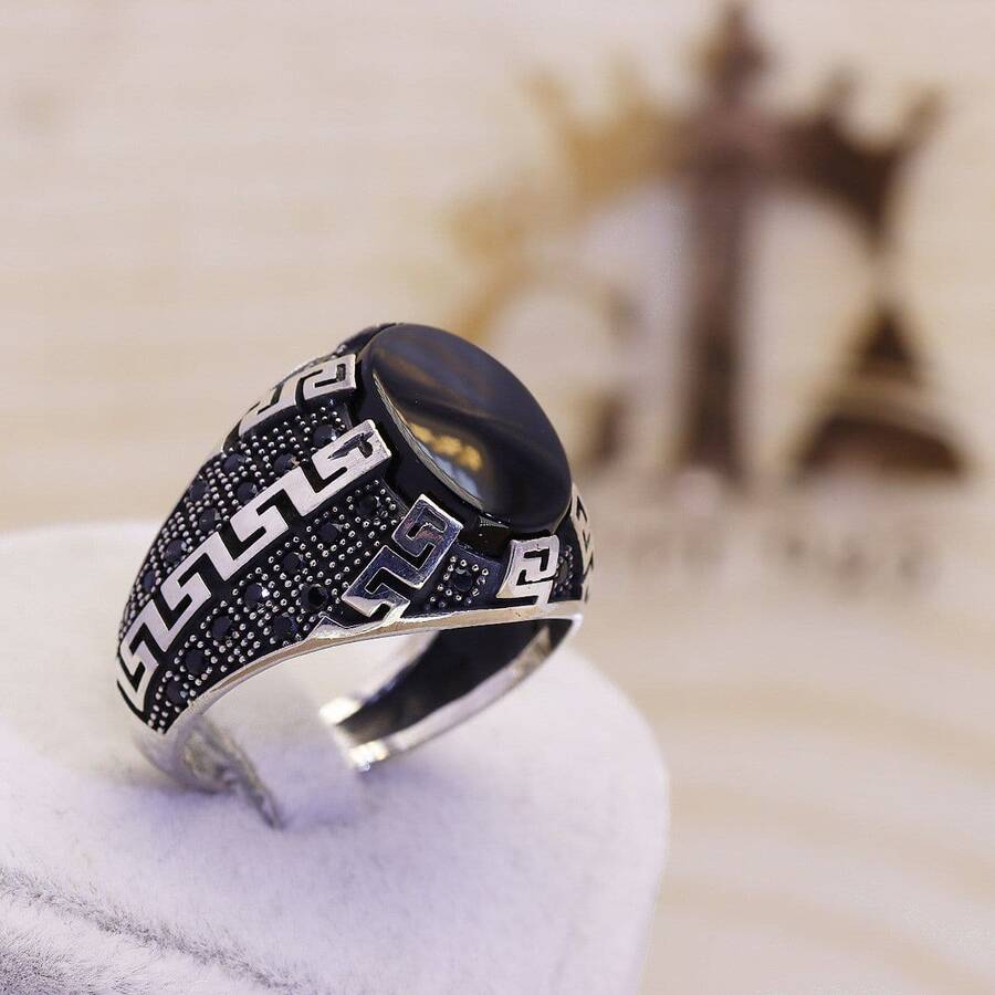 product_d7a617bc-786e-4df4-bd87-0c90c57ef1e6.jpg انگشتر نقره مردانه مارگازیت کد 29009 - Image 1