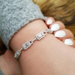 دستبند نقره میکرو کد 1222