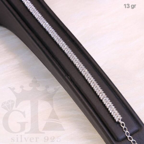 دستبند نقره میکرو کد 1265 - Image 2