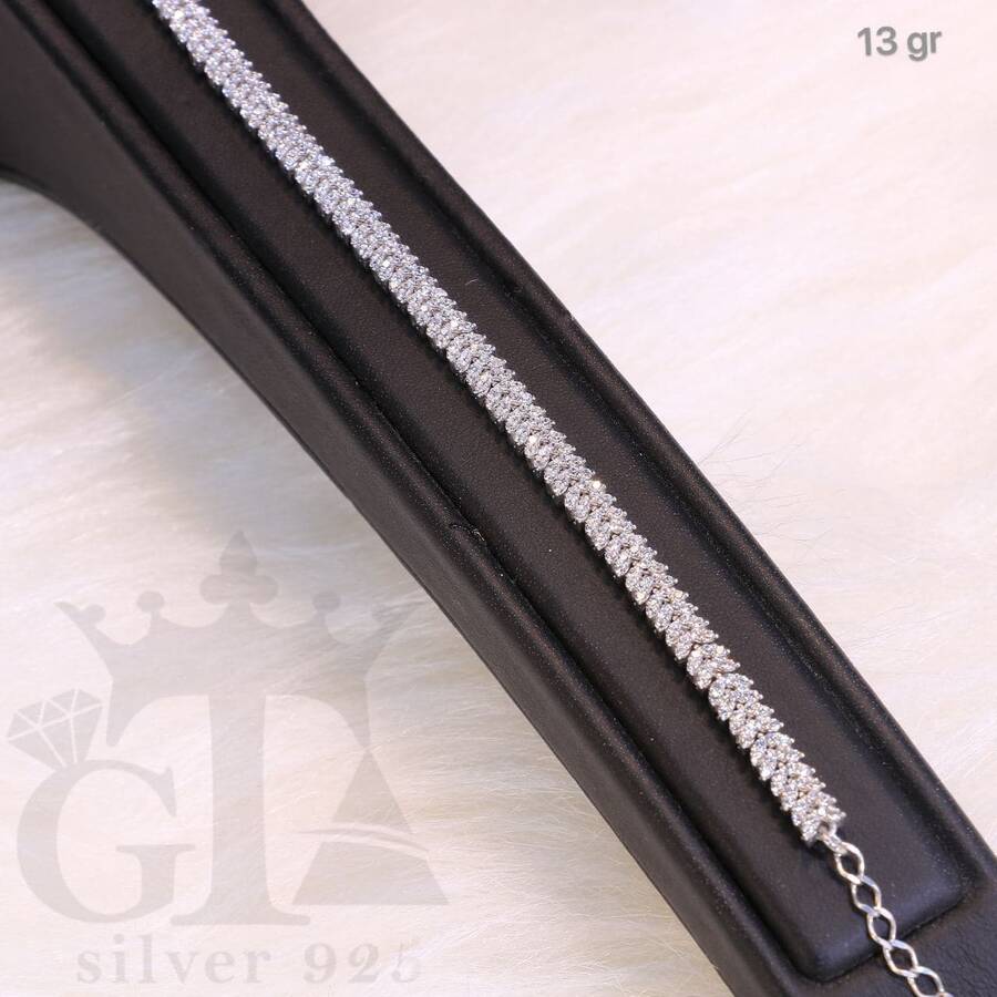 product_ecb6755d-d4be-4321-b06a-5588f4fe7ec2.jpg دستبند نقره میکرو کد 1265 - Image 1