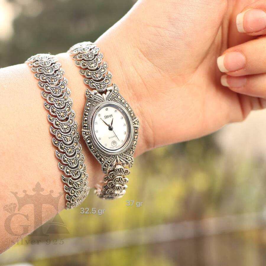 product_f8c433d2-2546-40b3-94b6-549dc4fa9f6f.jpg ساعت نقره سما کد 18037 - Image 1