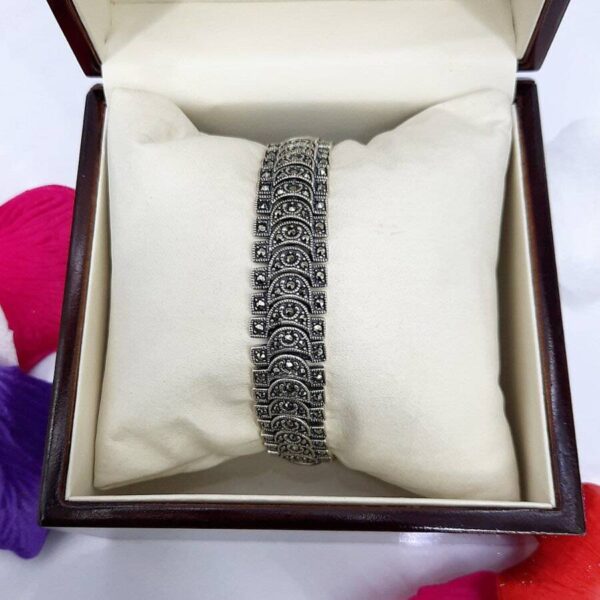 دستبند نقره سما کد 1914 - Image 2