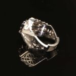 انگشتر مردانه نقره یاقوت کبود کد 5612 - Image 3