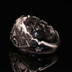 انگشتر مردانه نقره توپاز سوییس امرالد کات کد 11086 - Image 3