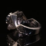 انگشتر مردانه نقره توپاز لندن کد 11602 - Image 3