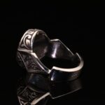 انگشتر مردانه نقره توپاز لندن کد 11396 - Image 3