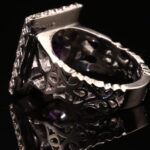 انگشتر مردانه نقره آماتیست کد 12170 - Image 3