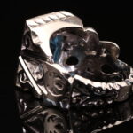 انگشتر مردانه نقره توپاز سوییس لیزری کد 12167 - Image 3