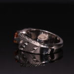 انگشتر نقره سیترین A+ کد 12283 - Image 3