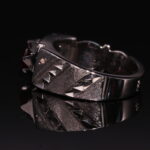 انگشتر نقره گارنت کد 12331 - Image 3