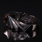 انگشتر نقره سیترین کد 12478 - Image 3