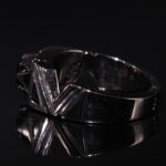انگشتر نقره گارنت کد 12467 - Image 3