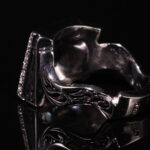 انگشتر نقره توپاز لندن کد 12426 - Image 3