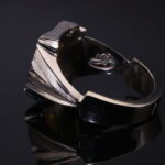 انگشتر نقره یاقوت زرد A+ کد 12522 - Image 3