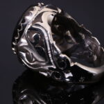 انگشتر نقره عقیق یمنی جزع کد 12567 - Image 3