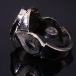 انگشتر نقره زمرد زامبیا A+ کد 12552 - Image 3