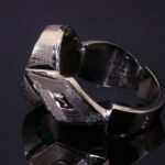 انگشتر نقره زمرد زامبیا A+ کد 12556 - Image 3