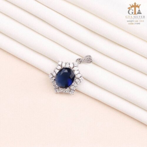 مدال نقره زنانه تک نگین میکرو کد 21946 11 06e41266 63fb 4e62 8290 83dafc85f8a8