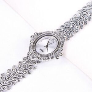 ساعت نقره سما کد 18034