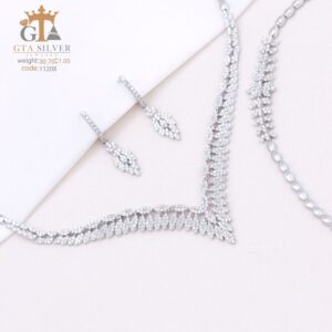 سرویس نقره عروس مشابه طلا مارسا کد 11208