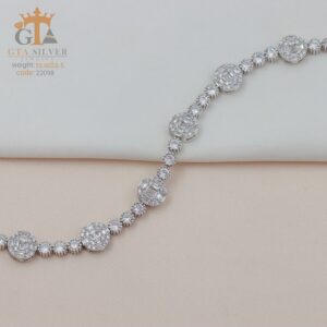 دستبند نقره میکرو کد 22098