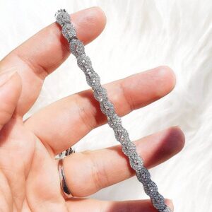 دستبند نقره میکرو کد 22001