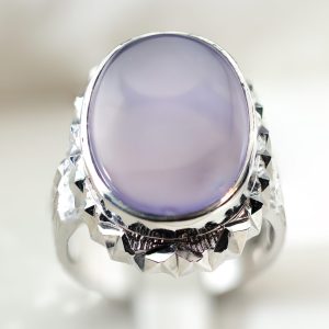 انگشتر مردانه عقیق یمنی کبود A کد 12737
